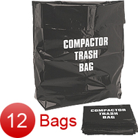 Broan 1006 High Capacity Trash Compactor Bags (12 Bags to a Pack)