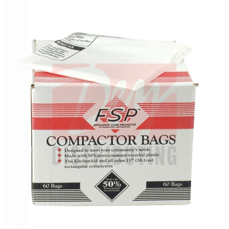 W10165294RB - Whirlpool 15 Trash Compactor Bags (60 Pack)